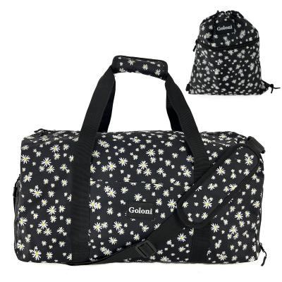 HD-TR055 Custom Print Duffle Travel Bag with Gymsack